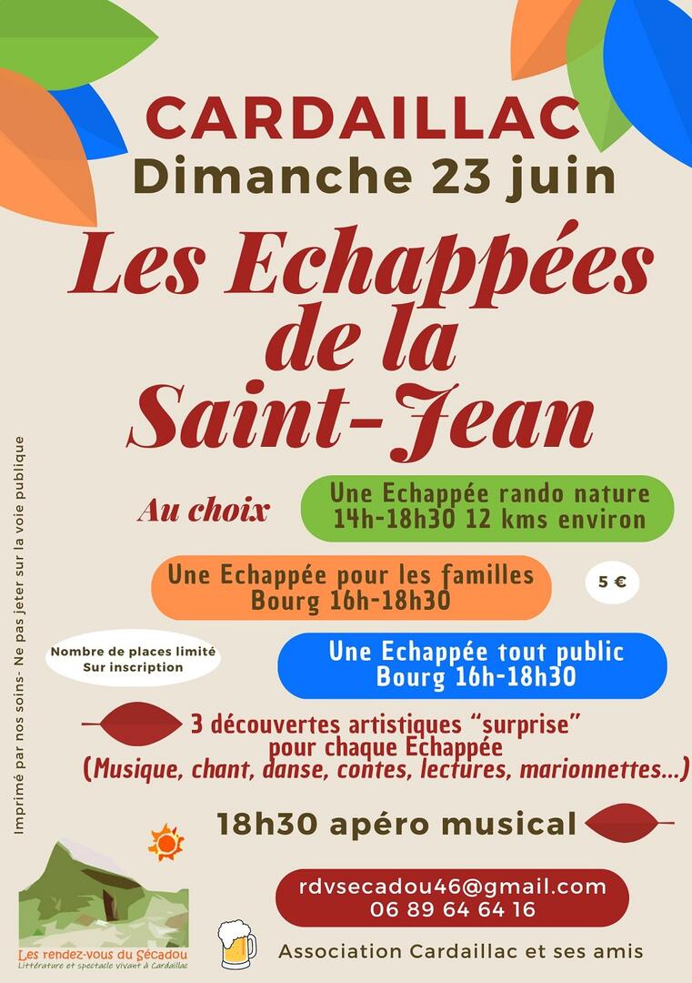 Les échappées de la SaintJean à Cardaillac (Cardaillac) Turismo