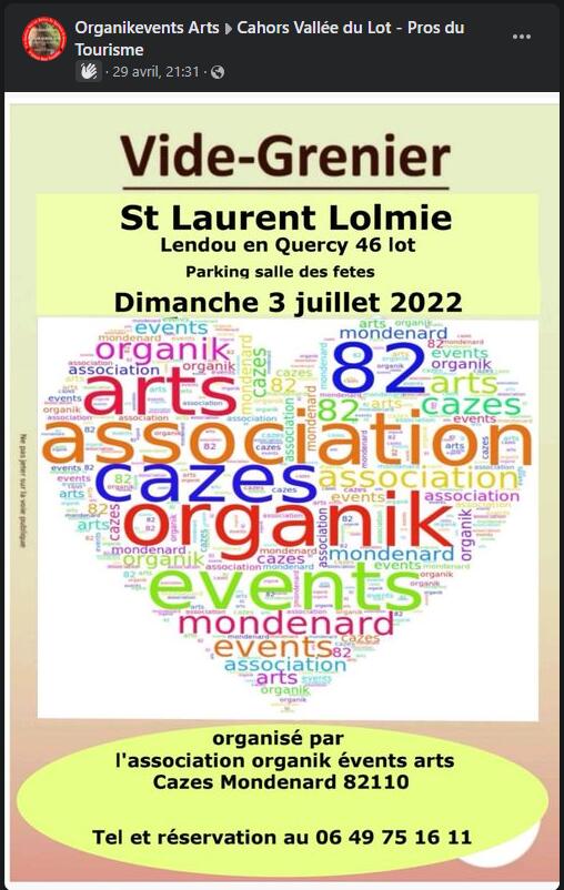 Vide-greniers Saint-Laurent-Lolmie
