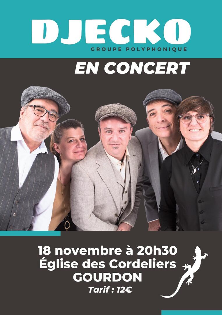 affiche concert Gourdon