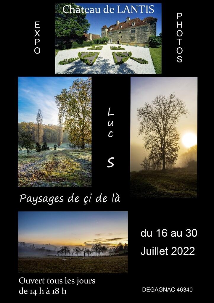 affiche expo Luc Segond - lantis 2022