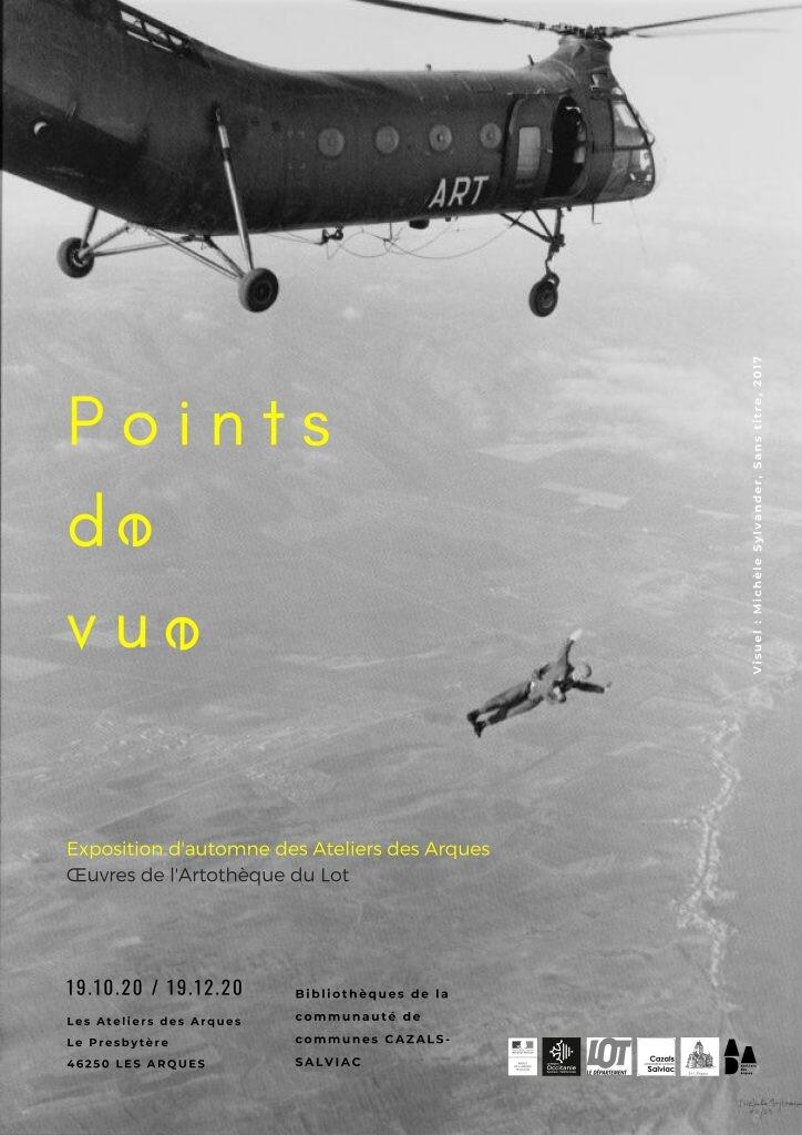 affiche expo points de vue @Les Ateliers des Arques