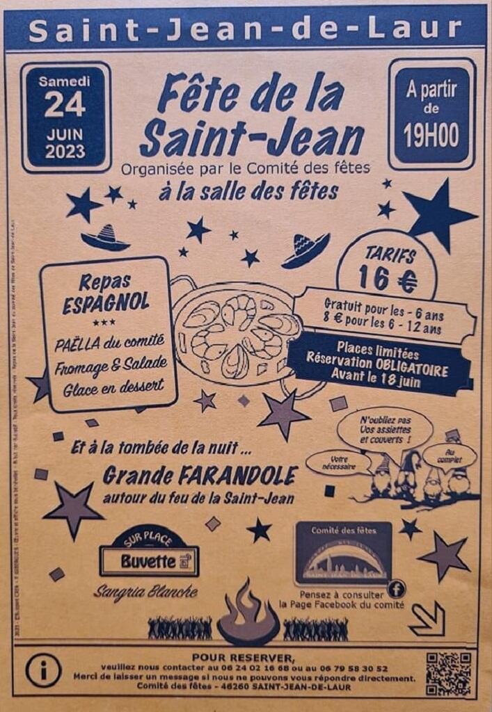 affiche fête de la saint jean