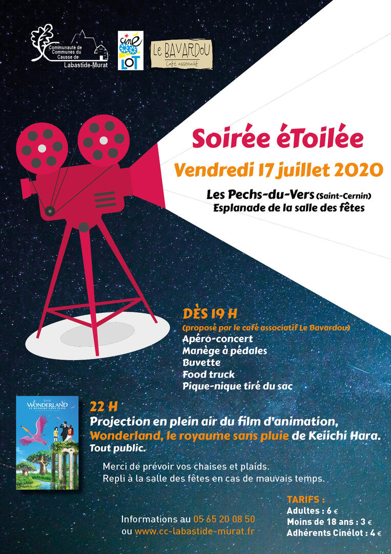 affiche saison etoilee juillet 2020