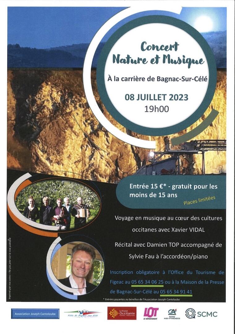 concert carrières de Bagnac sur Célé