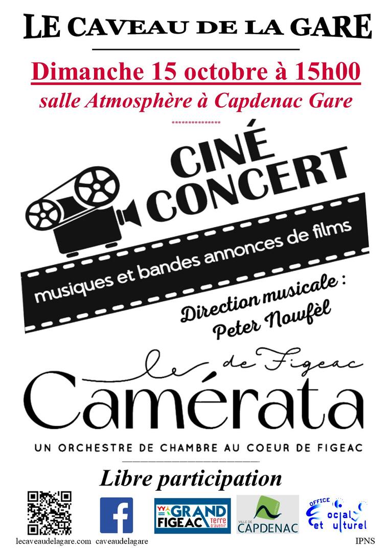 cine concert / caveau de la gare