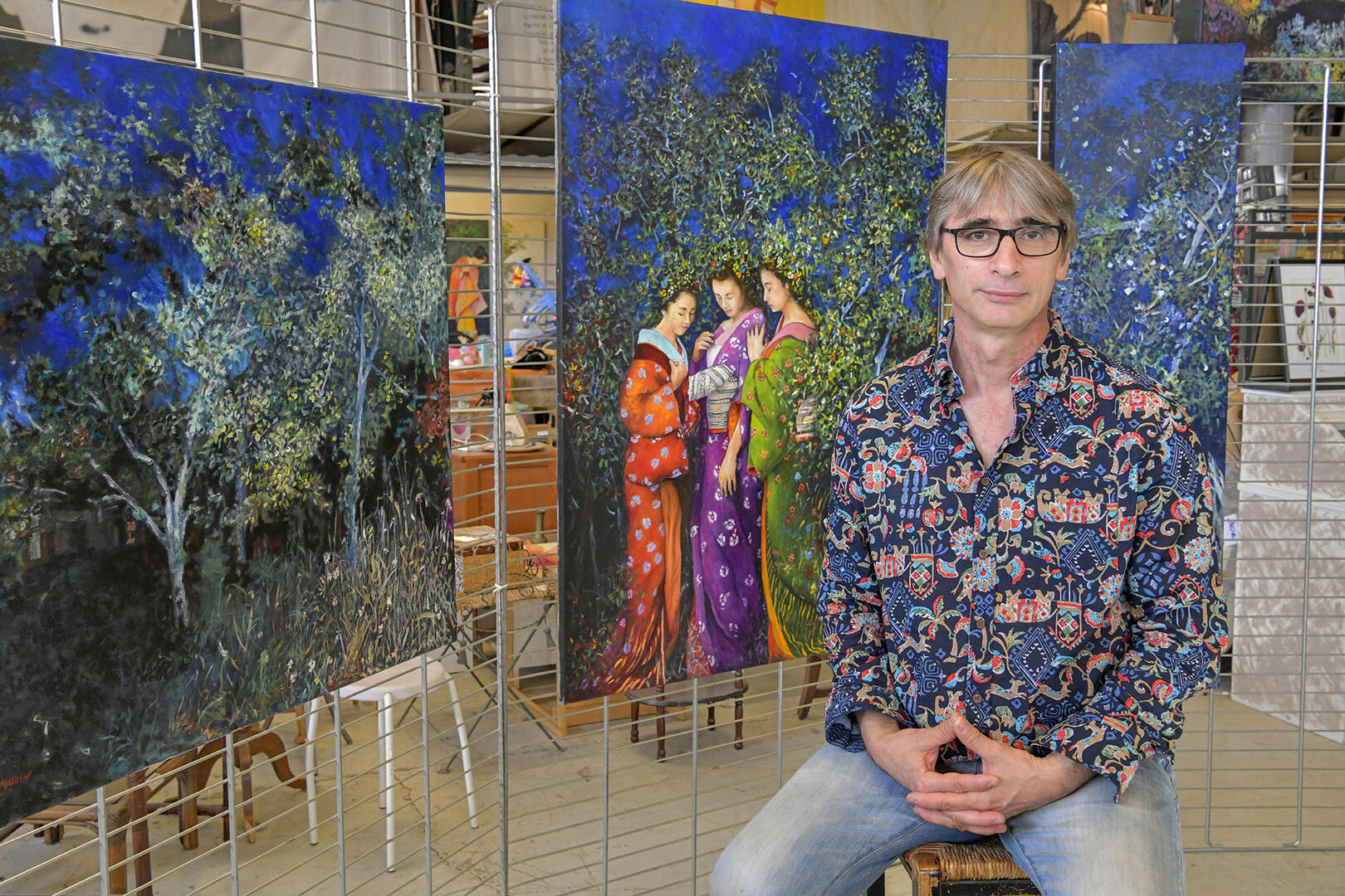 Jean Louis Garcin expose a la Ressourcerie