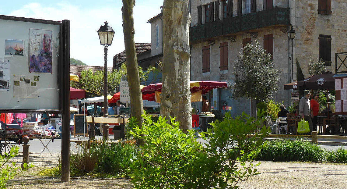 jour de foire à Cajarc