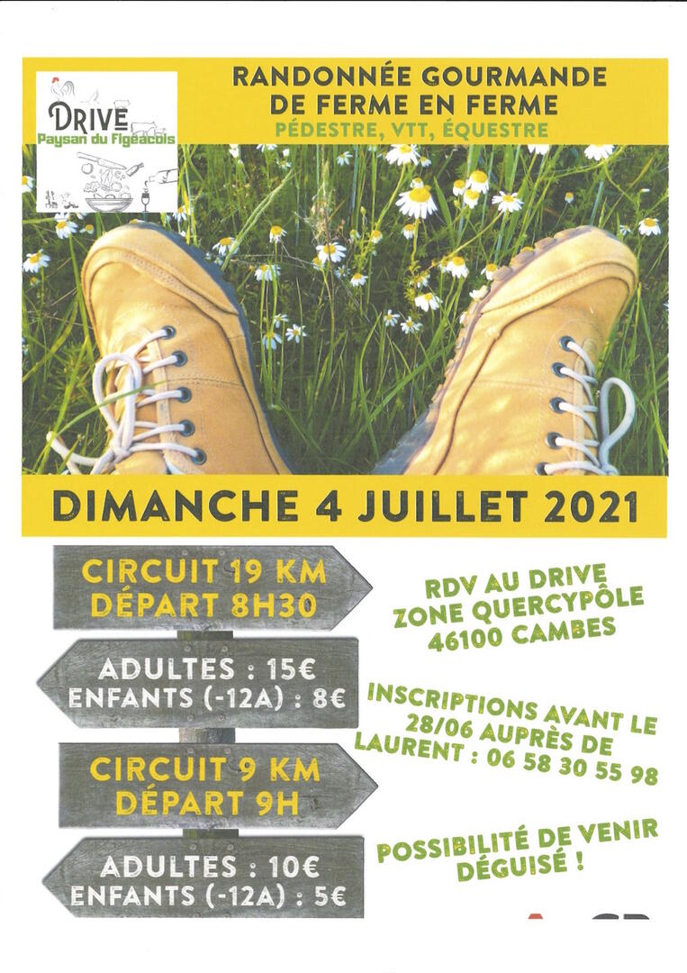 randonnée de ferme en ferme