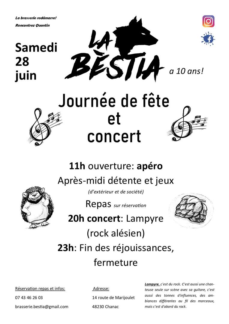 Les 10 ans de la Bestia