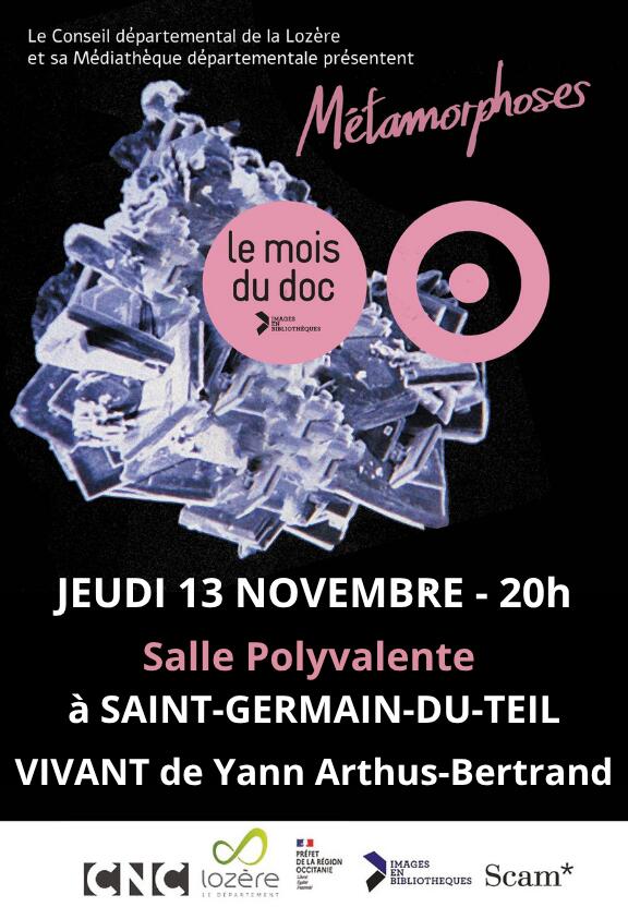 PRISMAFLEX LE MOIS DU DOC 2025 - ANIM LE MOIS DU DOC SAINT GERMAIN DU TEIL 13112025