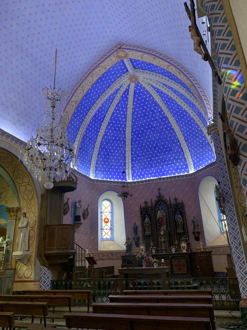Intérieur de l'église de La Piguière
