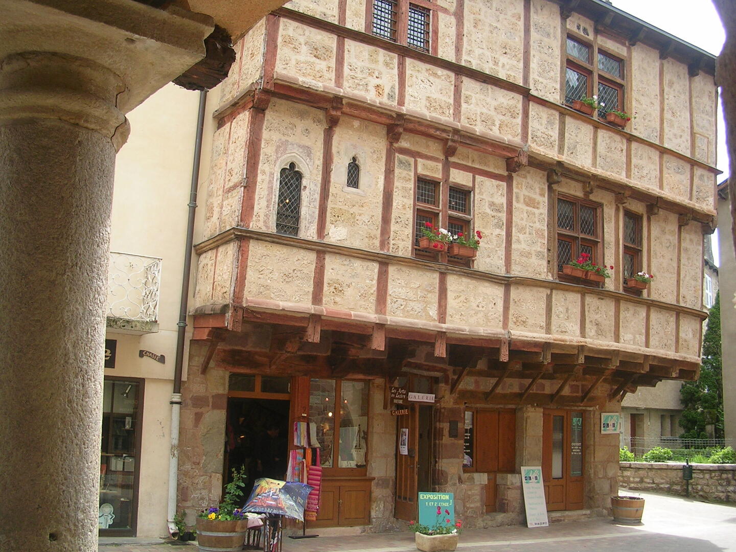 Maison à pan de bois