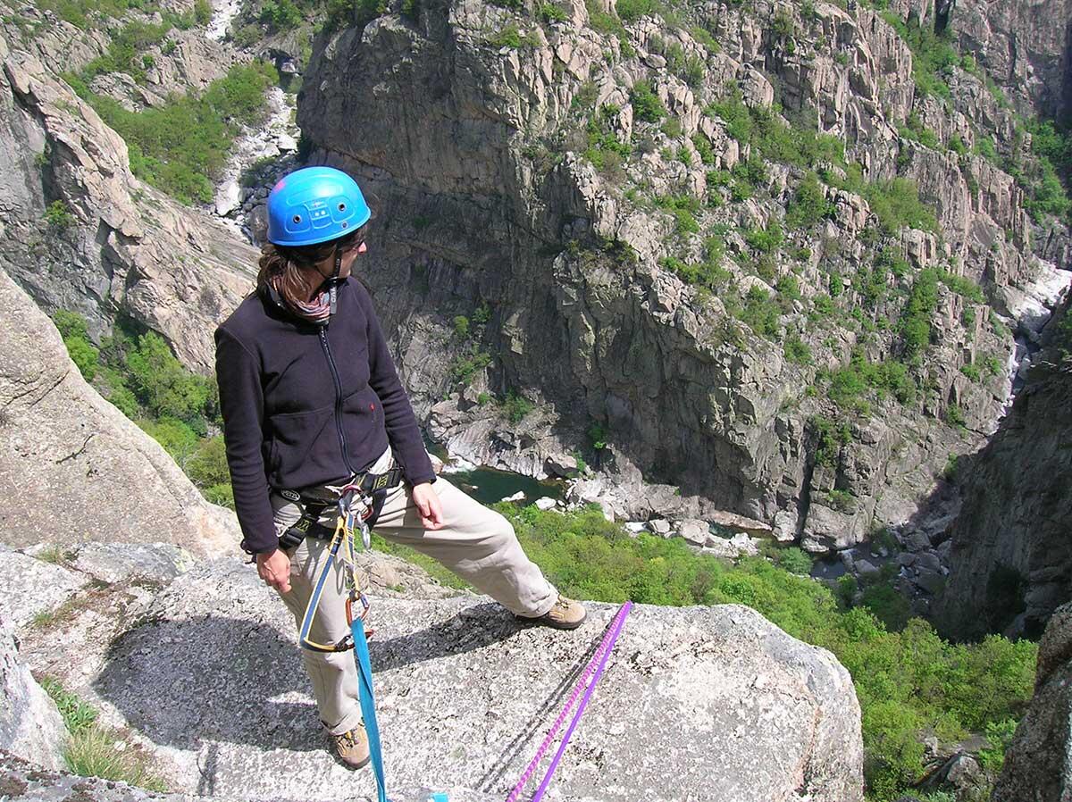 Site d'escalade des gorges du Chassezac