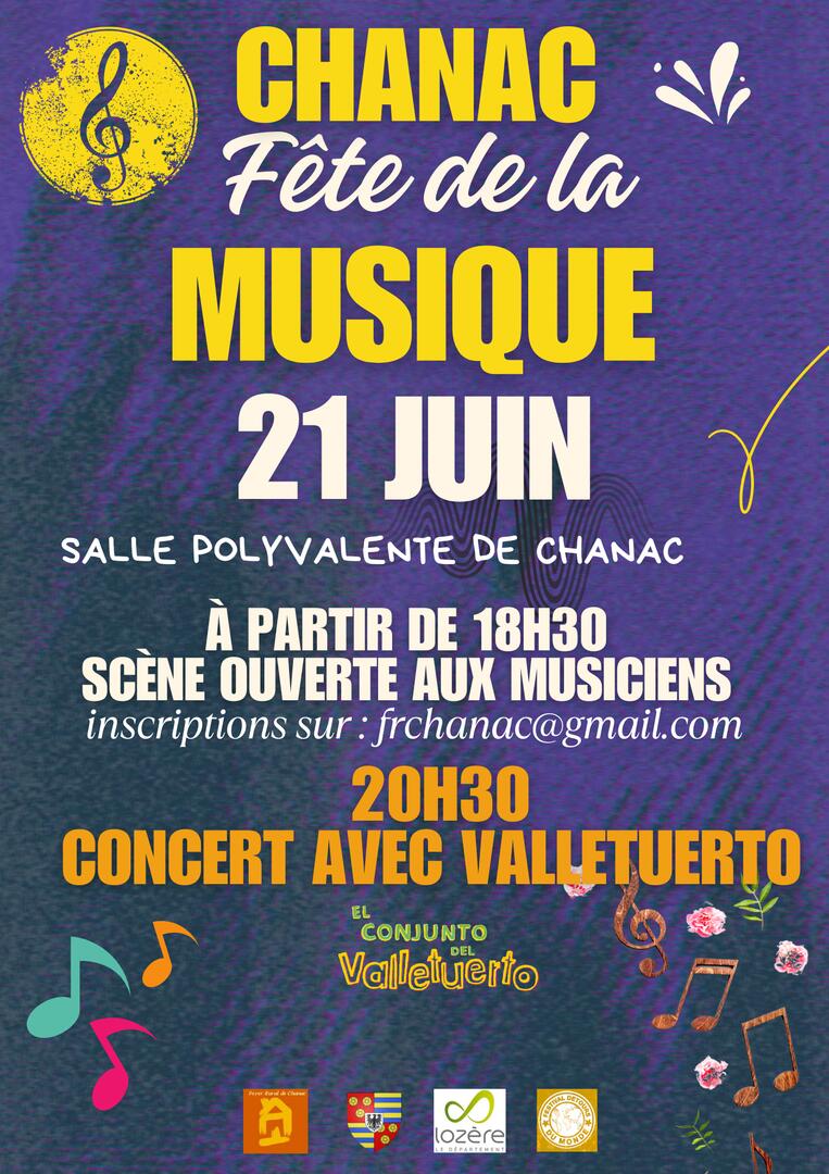 Fête de la musique à Chanac