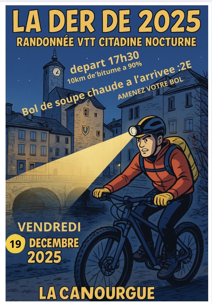 Rando Vtt nocturne : La der de 2025