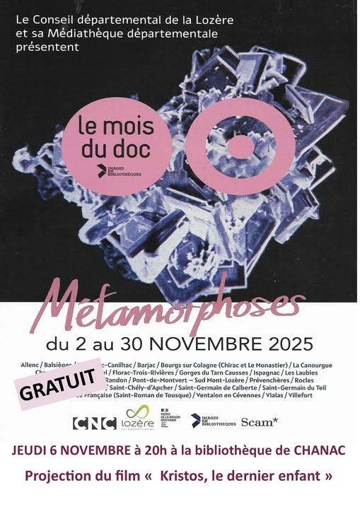 Mois du doc : Kristos, à Chanac