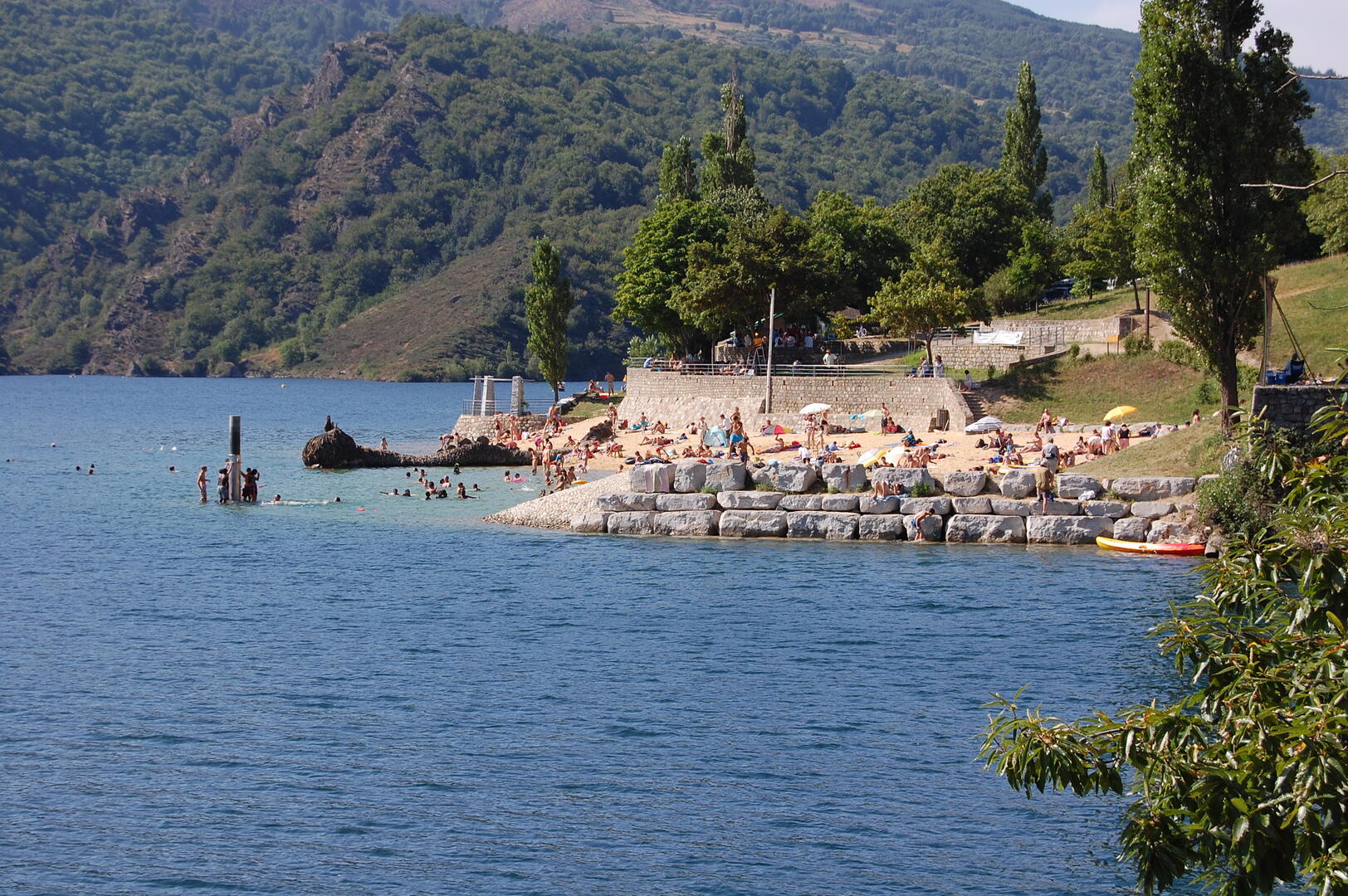 Plage du lac
