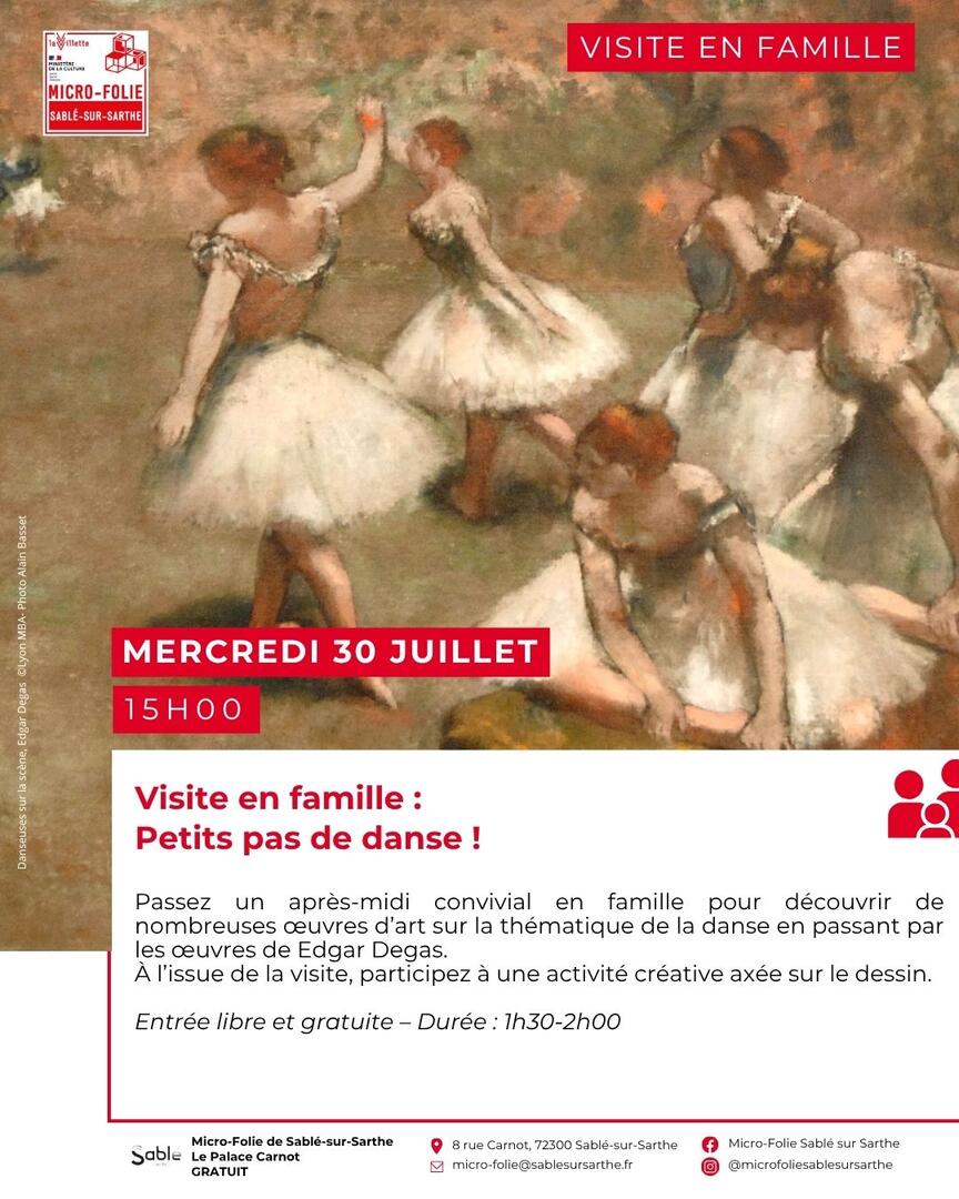 Visite en famille : petits pas de danse