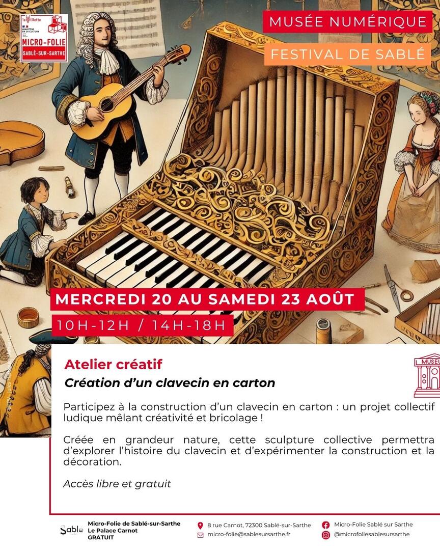 atelier créatif clavecin