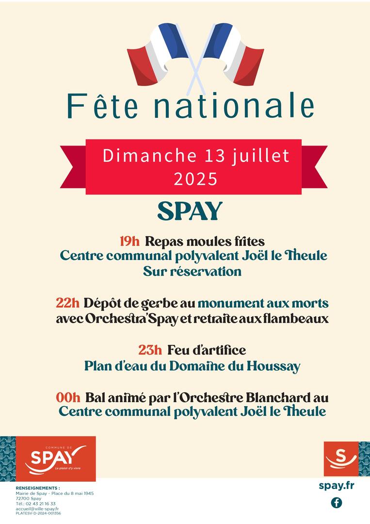 Affiche fête nationale 2025