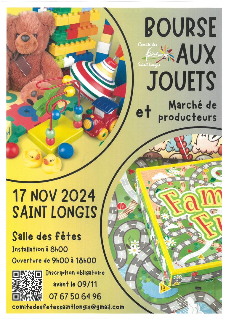 Bourse aux jouets St Longis