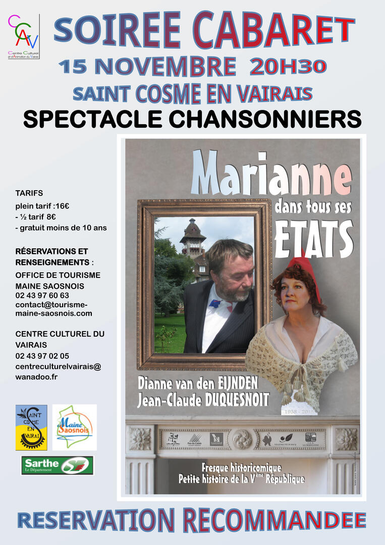 Soirée Cabaret "Marianne dans touts ses états"