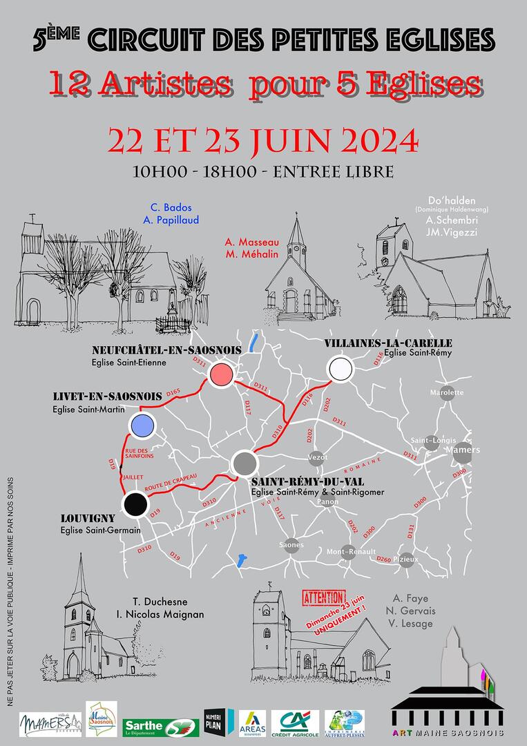 Circuit petites églises 2024