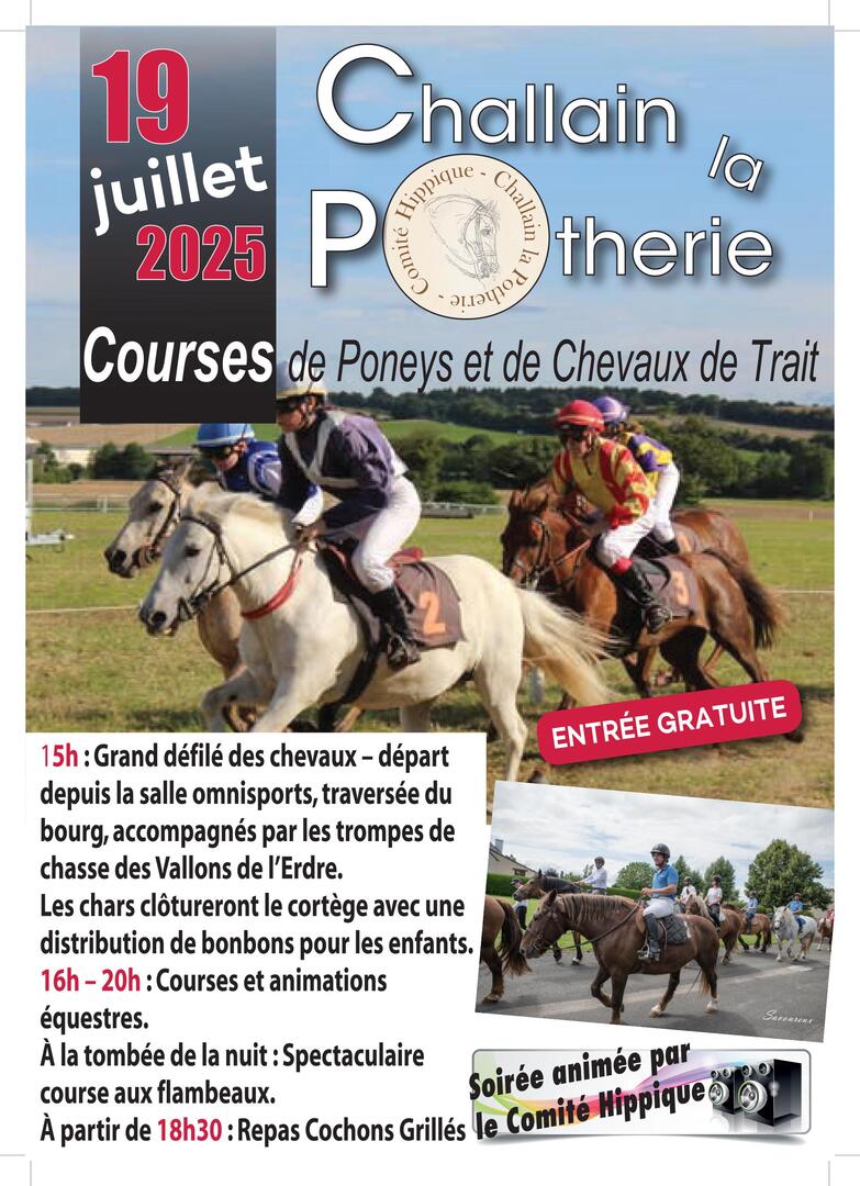 Courses chevaux 2025