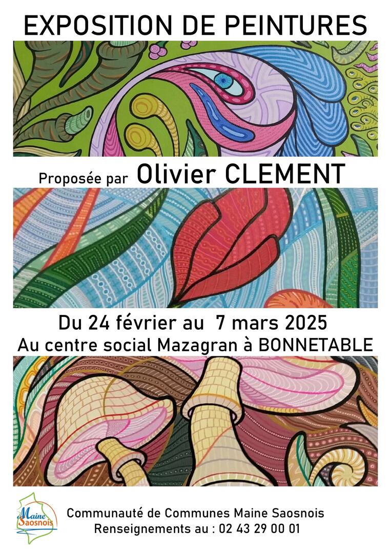 Expo Olivier Clément Bonnétable