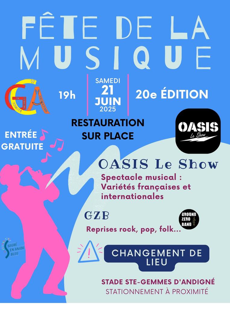Fête de la musique - Sainte-Gemmes d'Andigné - FMA - 49