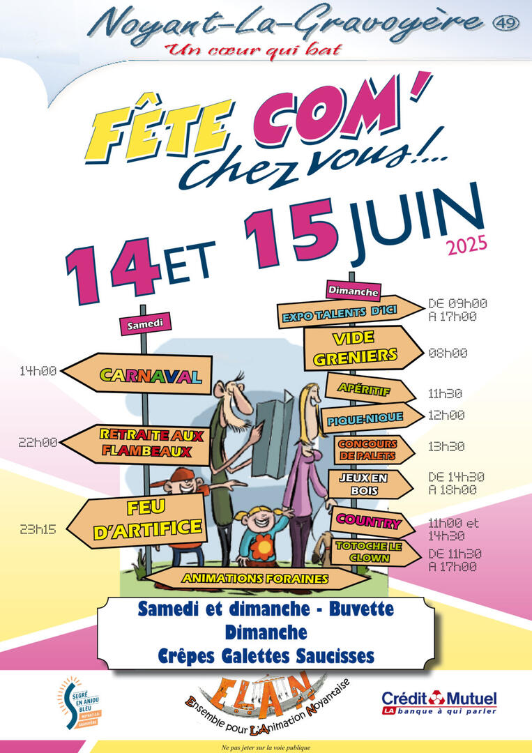 Fête com' chez vous-Noyant la Gravoyère-FMA-49