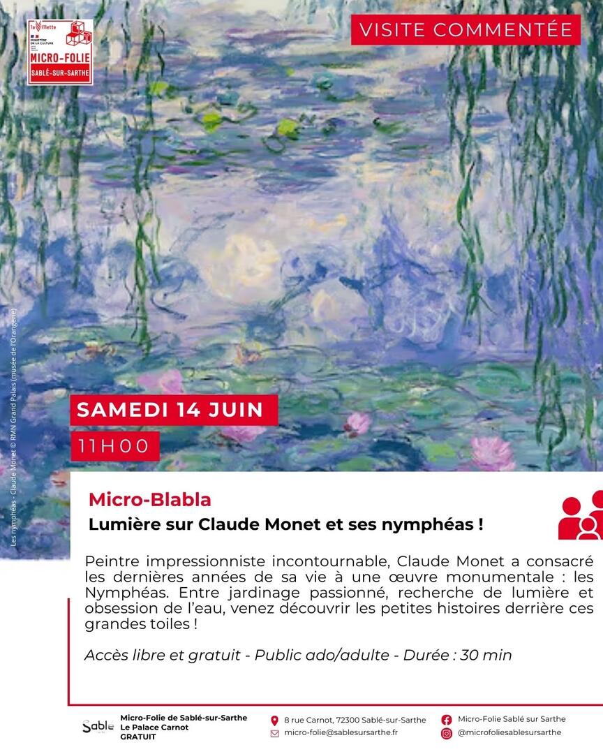 Micro-Blabla : Claude Monet