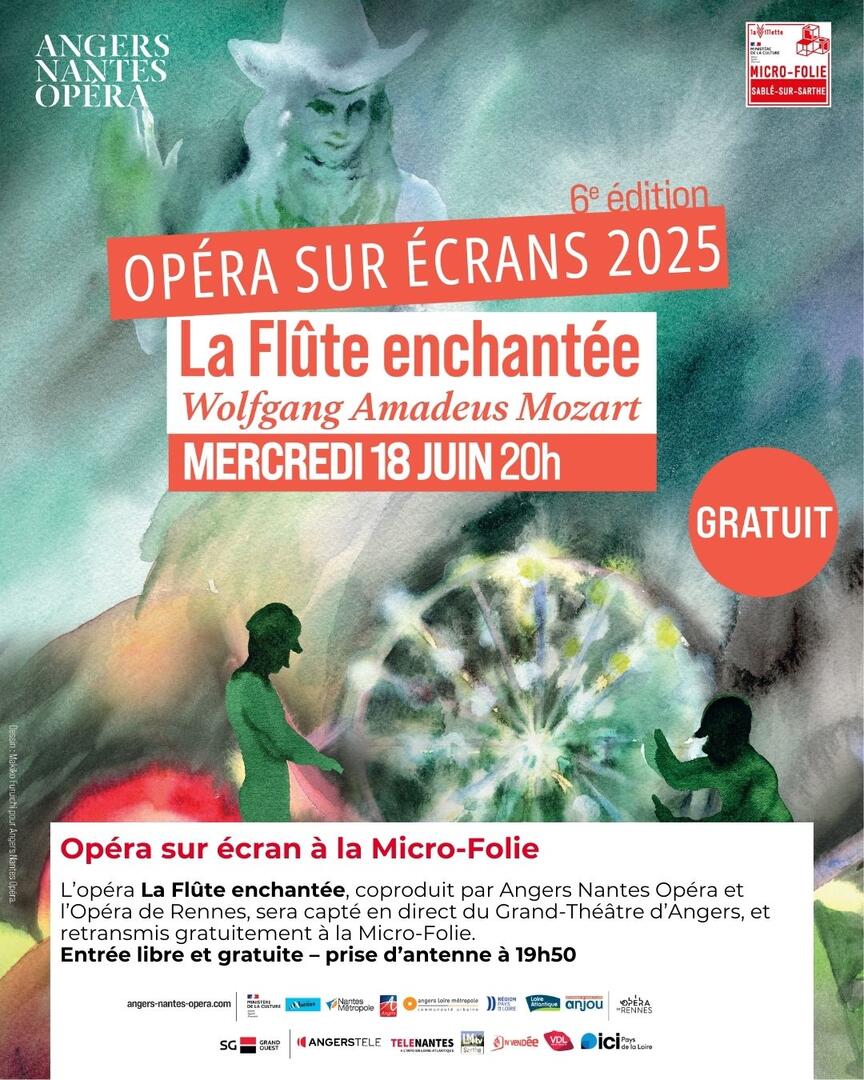 Opéra sur écrans : la flûte enchantée