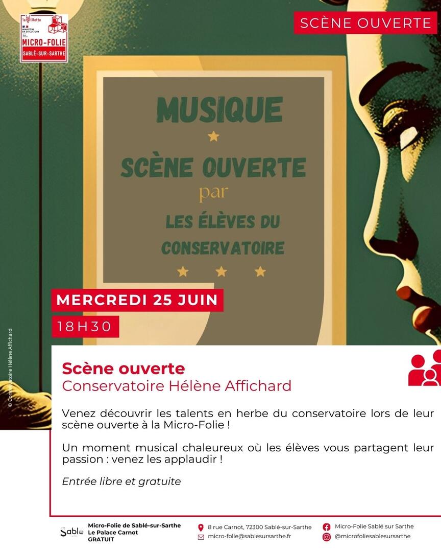 Scène ouverte conservatoire
