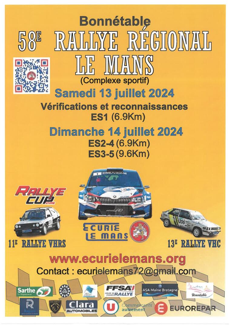 Rallye Régional Le Mans