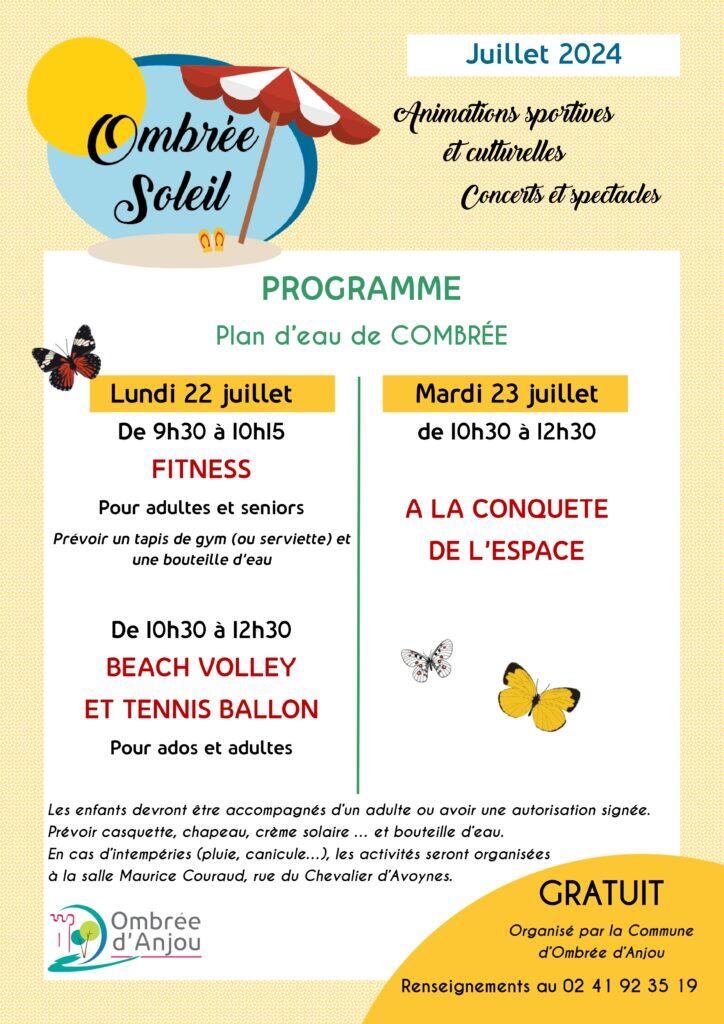Animations culturelles et sportives 2024