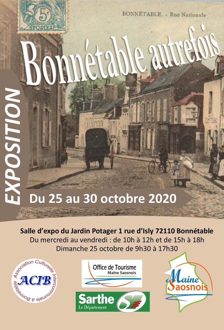 affiche expo Bonnétable autrefois