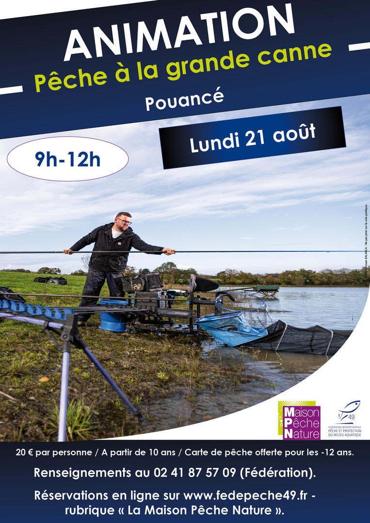 affiche grande canne Pouancé été 2025