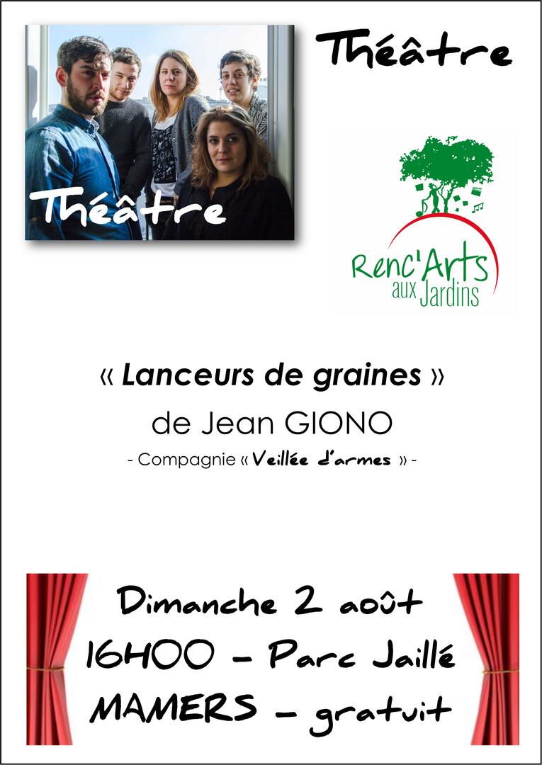 affiche renc'art - Lanceur de graines