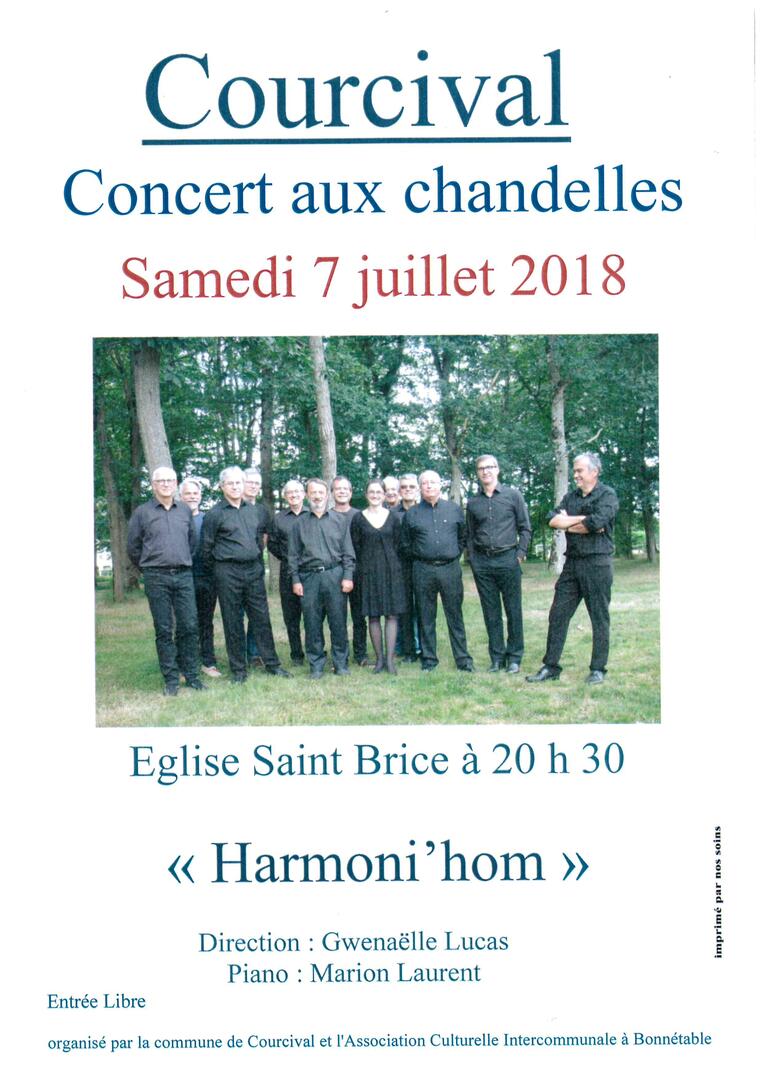 concert aux chandelles - Courcival