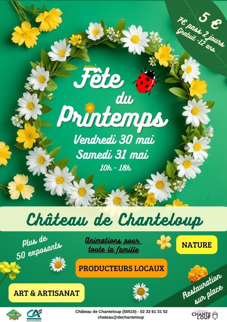 Affiche Fête du Printemp Chanteloup 2025