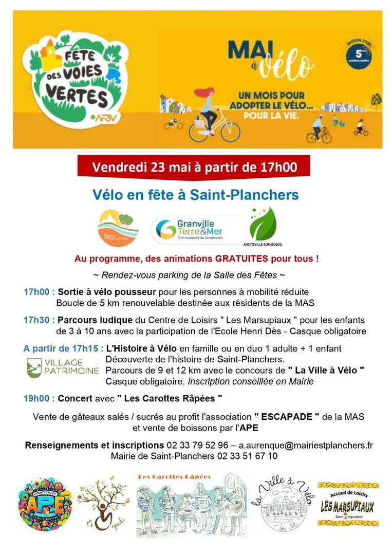 vélo en fête Saint-Planchers 2025