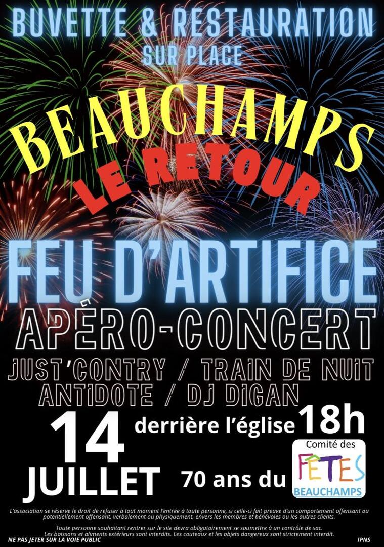 Beauchamps 14 juillet 2025