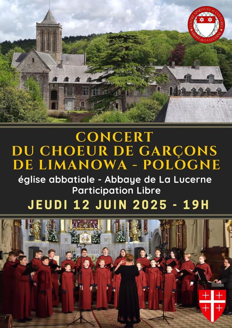 Concert du Choeur de garçons Pologne, Abbaye de la Lucerne 2025