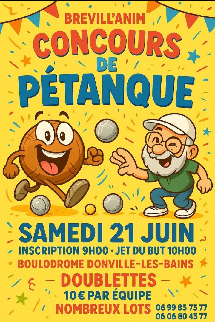Concours Pétanque Donville 2025