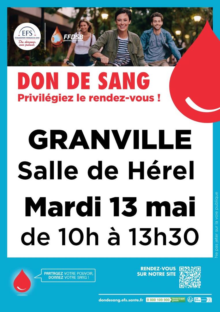 Collecte sang 13 mai 2025