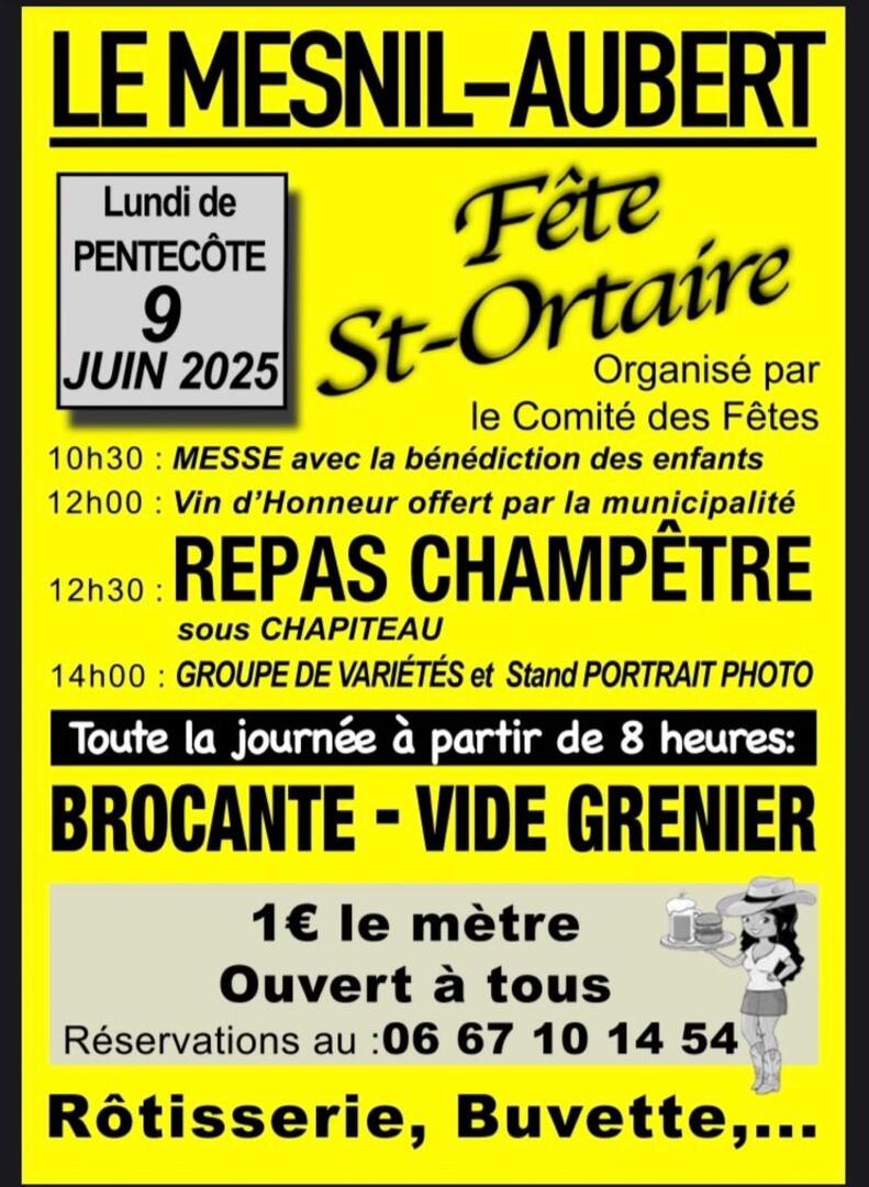 Fête Saint Ortaire 2025