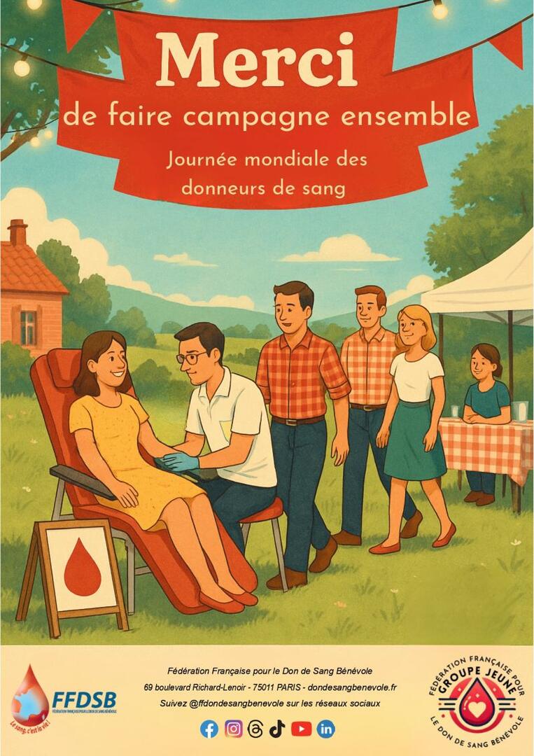 Journée Mondiale Donneur de sang 2025