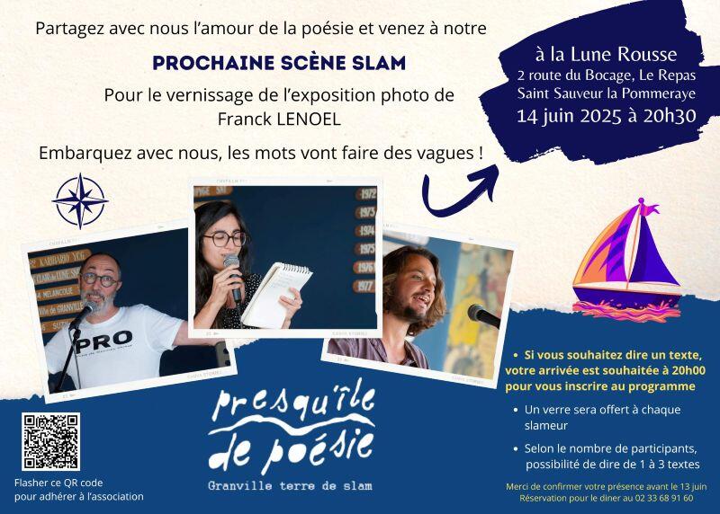 La Lune Rousse Scène slam 14 juin 2025