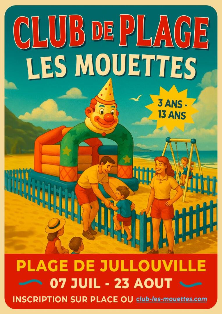 Les Mouettes club de plage Jullouville 2025